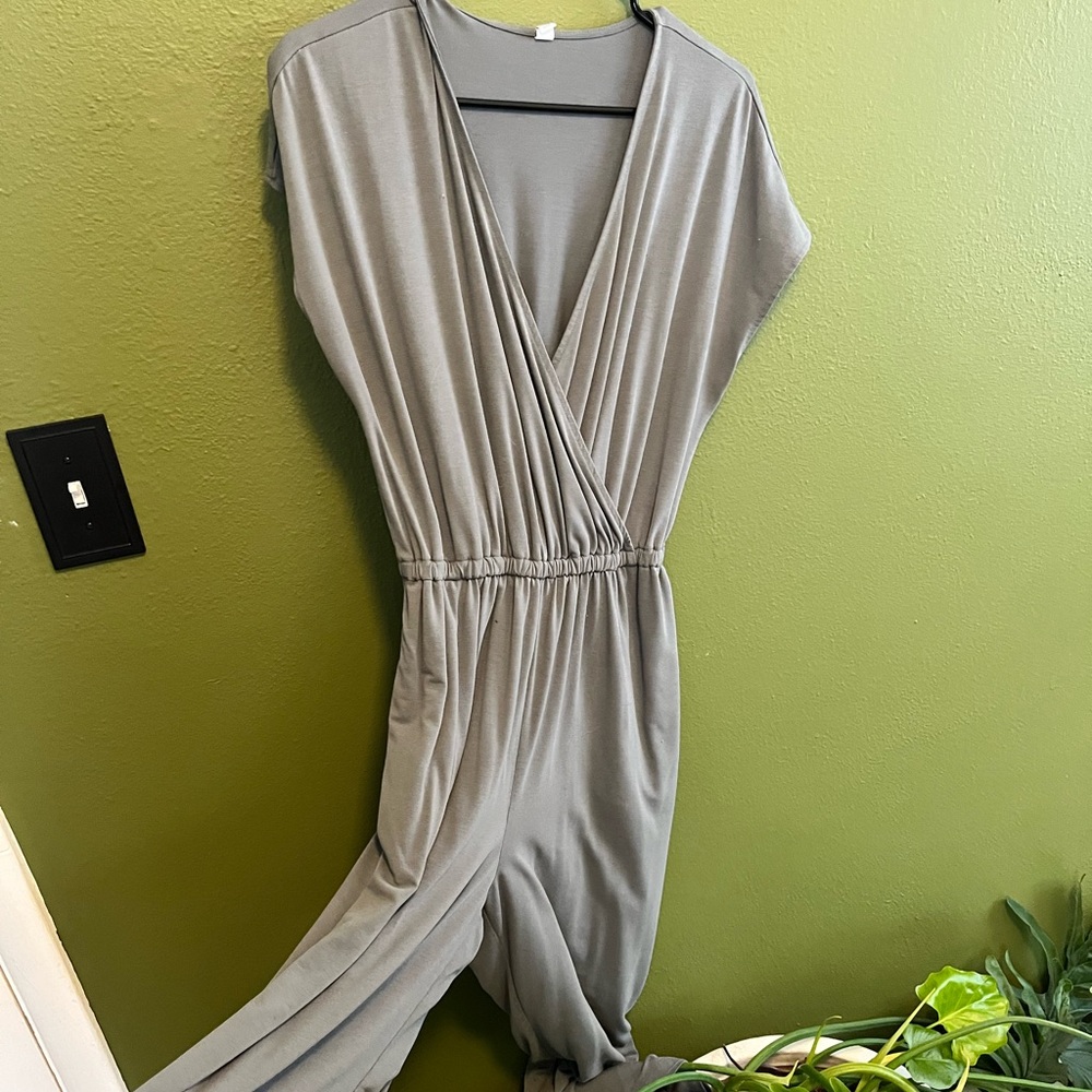 Uniqlo Sage Green Women's Jumpsuit